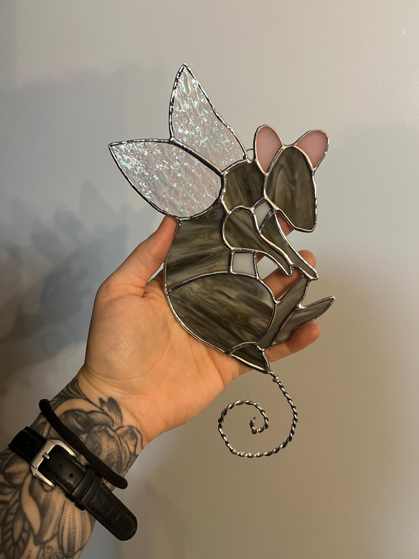 Stained Glass Fairy Rat