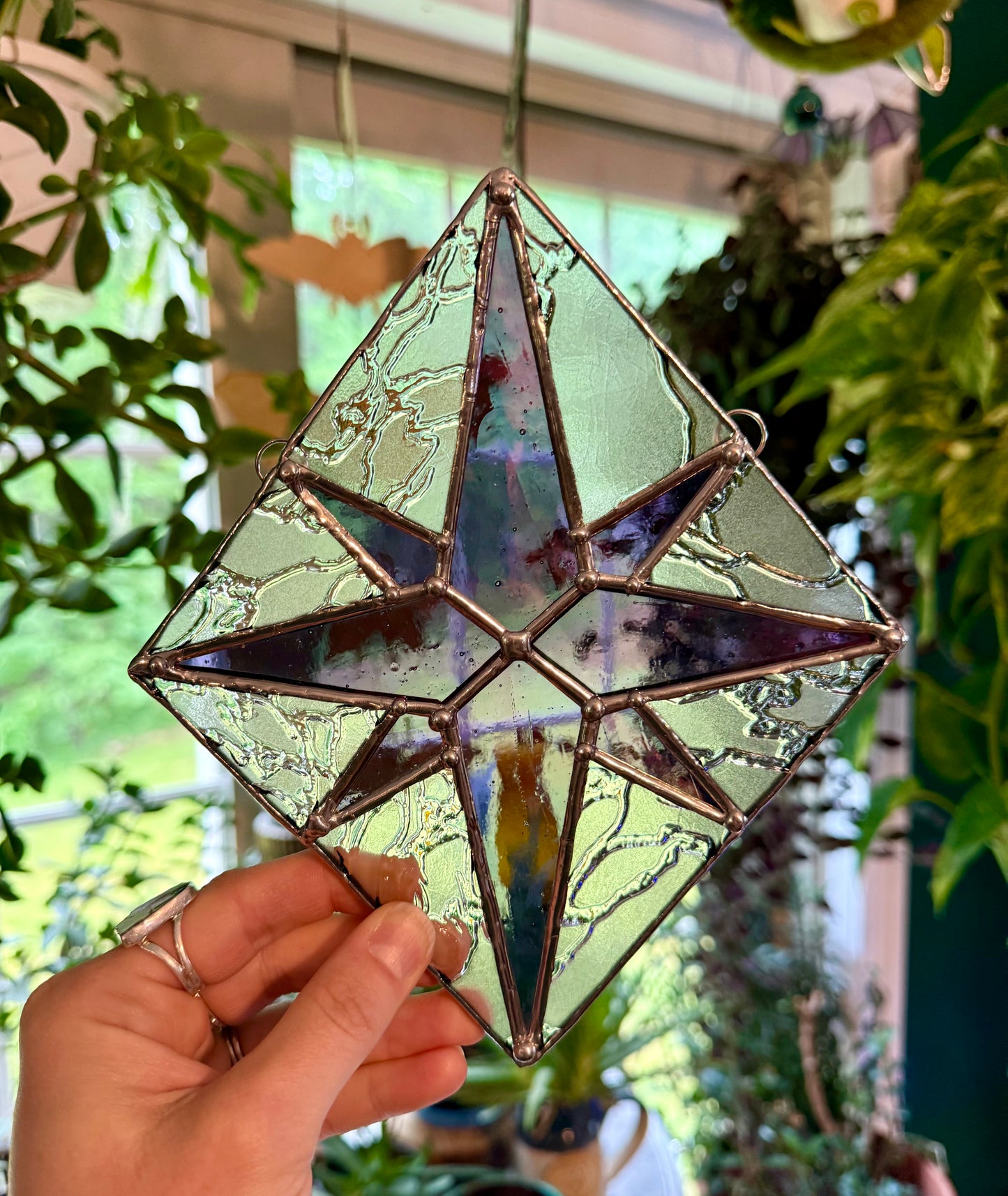 Stained glass stars