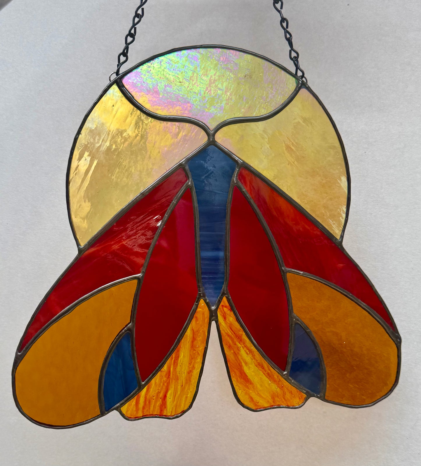 Moth Stained Glass Suncatcher