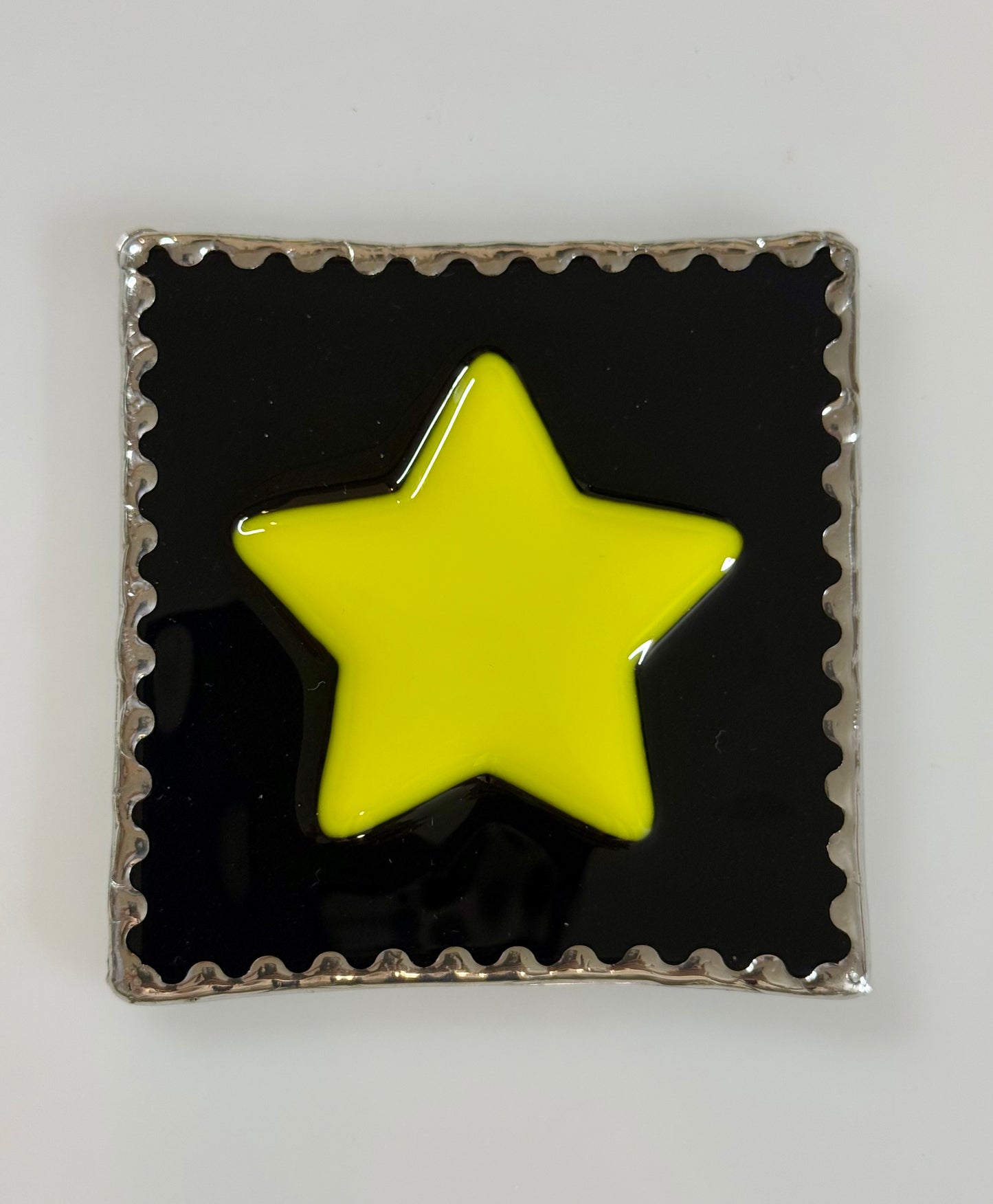 Fused Glass Star Ornament