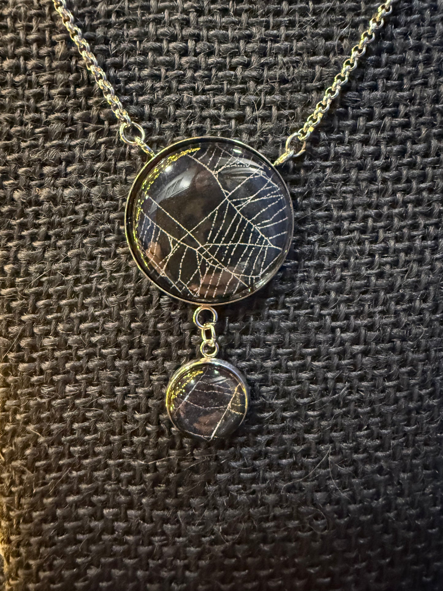 Real Spiderweb Necklace by Hell Kitten RVA