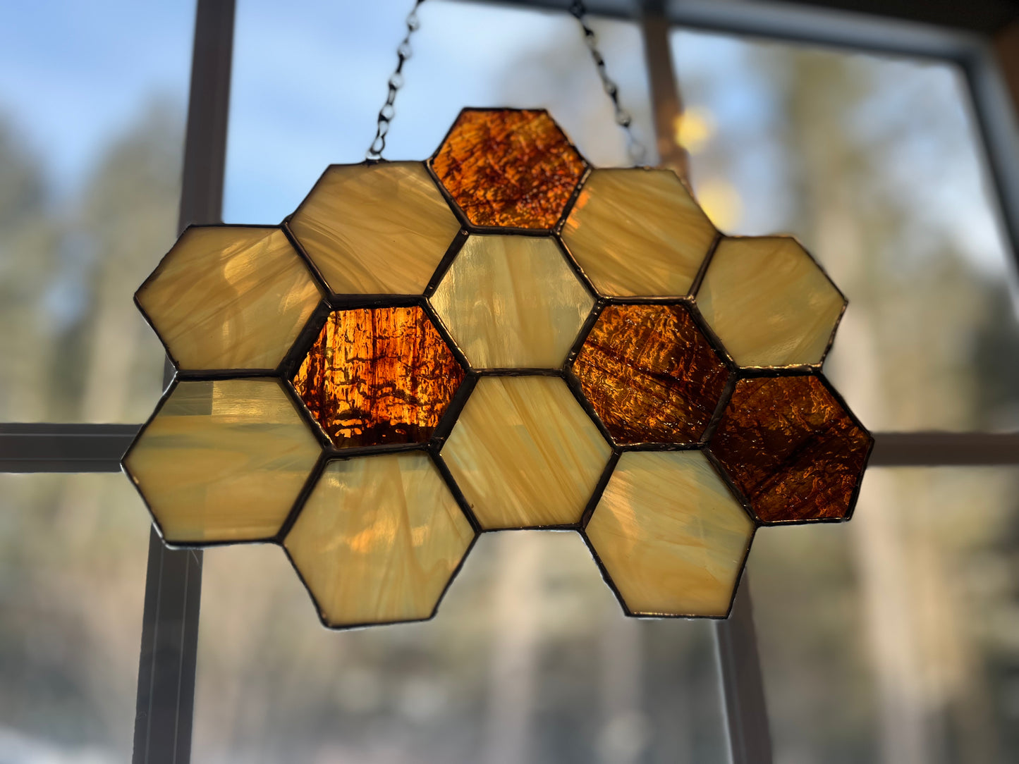 Honeycomb Stained Glass