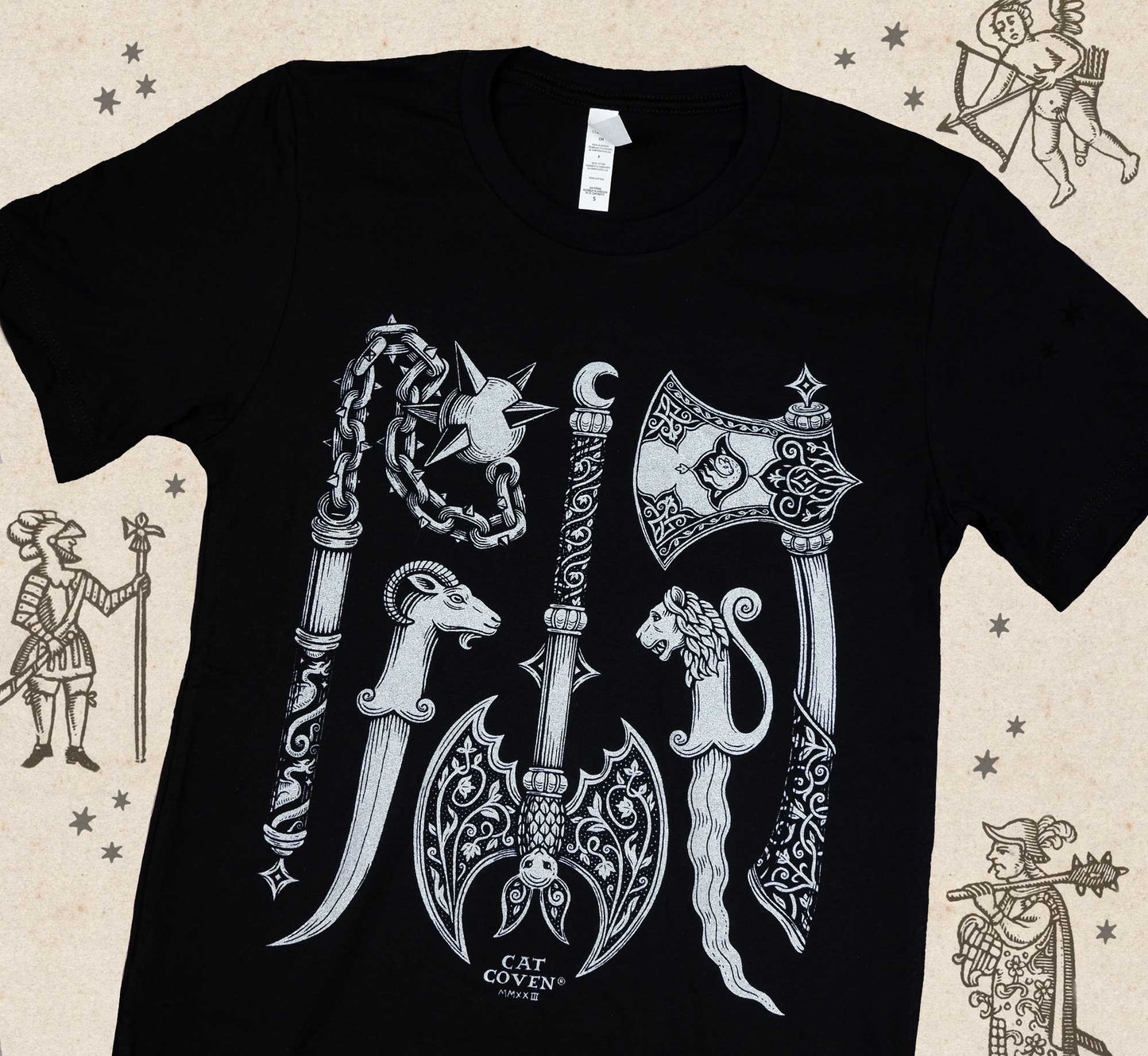 Choose Your Weapon- Screen printed T-shirt