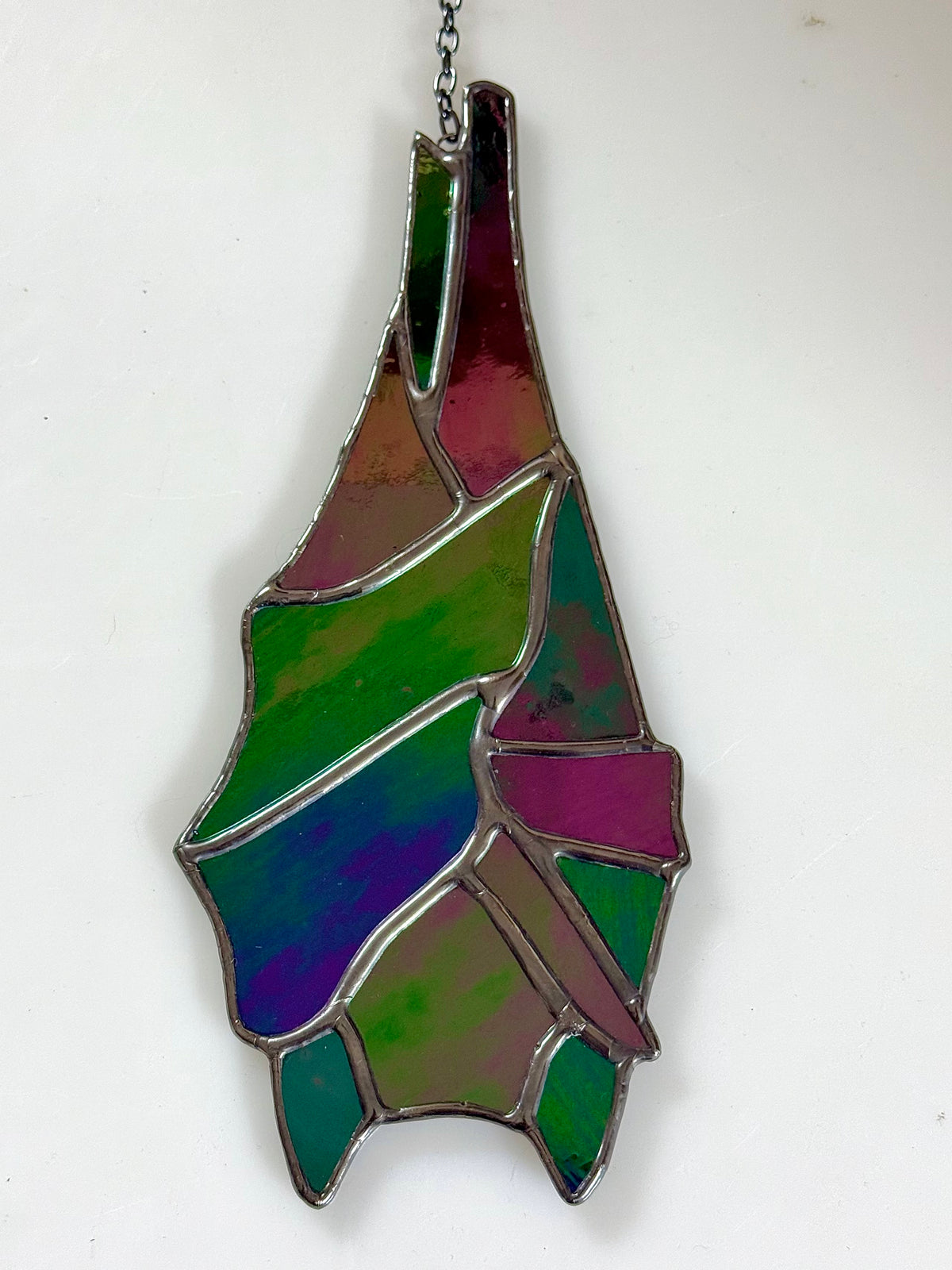 Bat Stained Glass Suncatcher