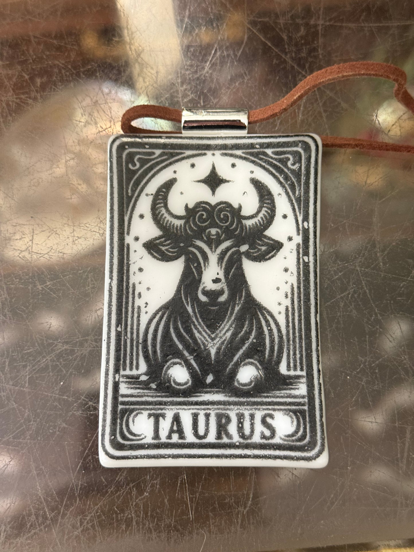 Glass Zodiac Ornament / Charm