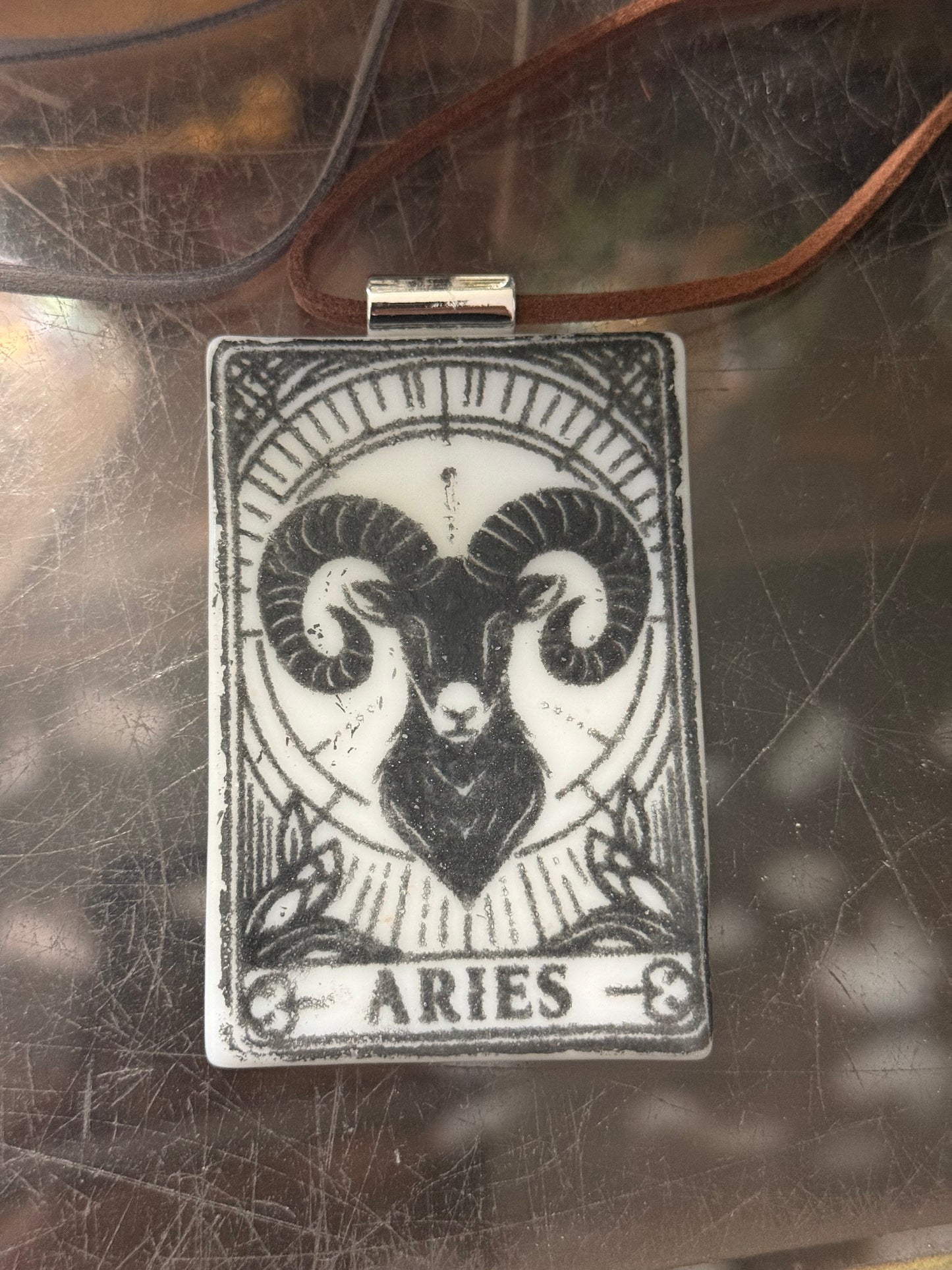 Glass Zodiac Ornament / Charm
