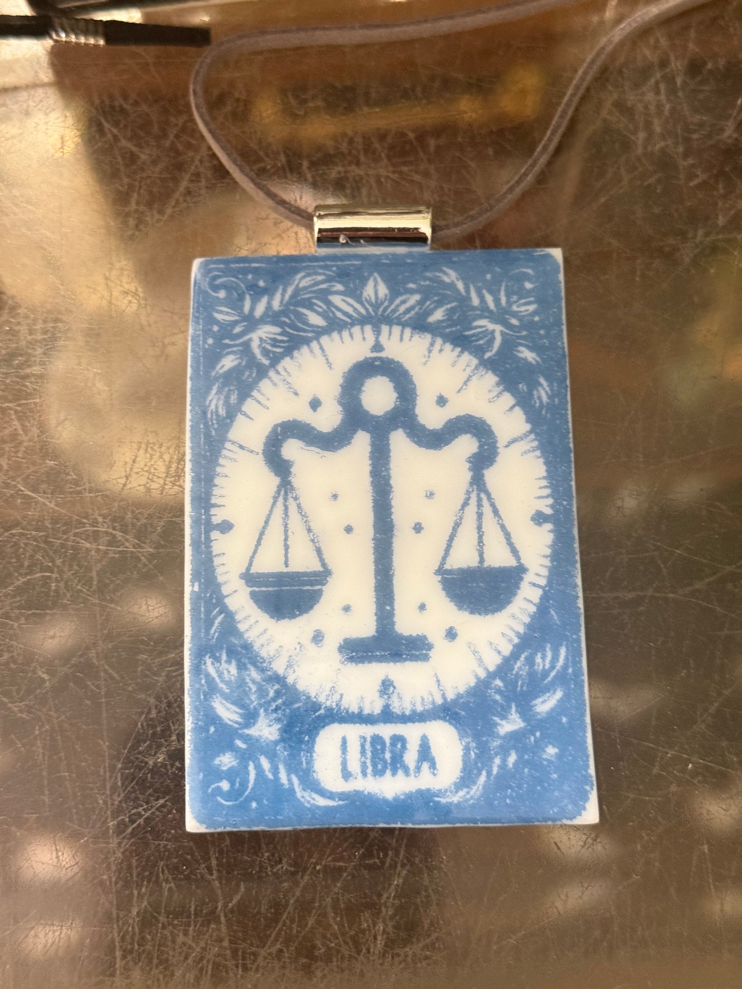 Glass Zodiac Ornament / Charm