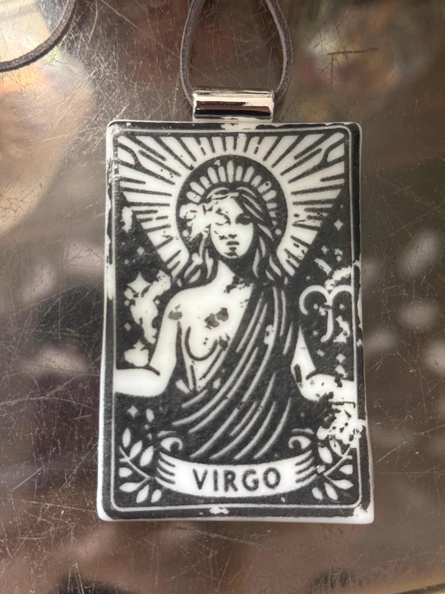 Glass Zodiac Ornament / Charm
