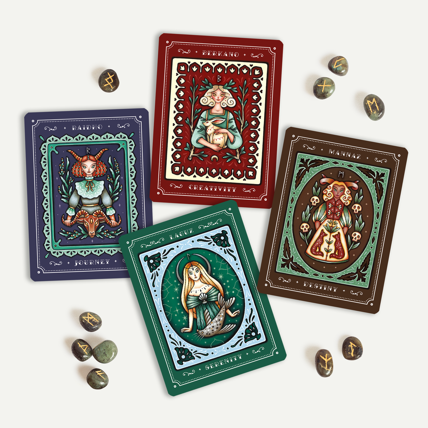 Weird Weavings - Threads of Feminine Wisdom Rune Oracle Deck