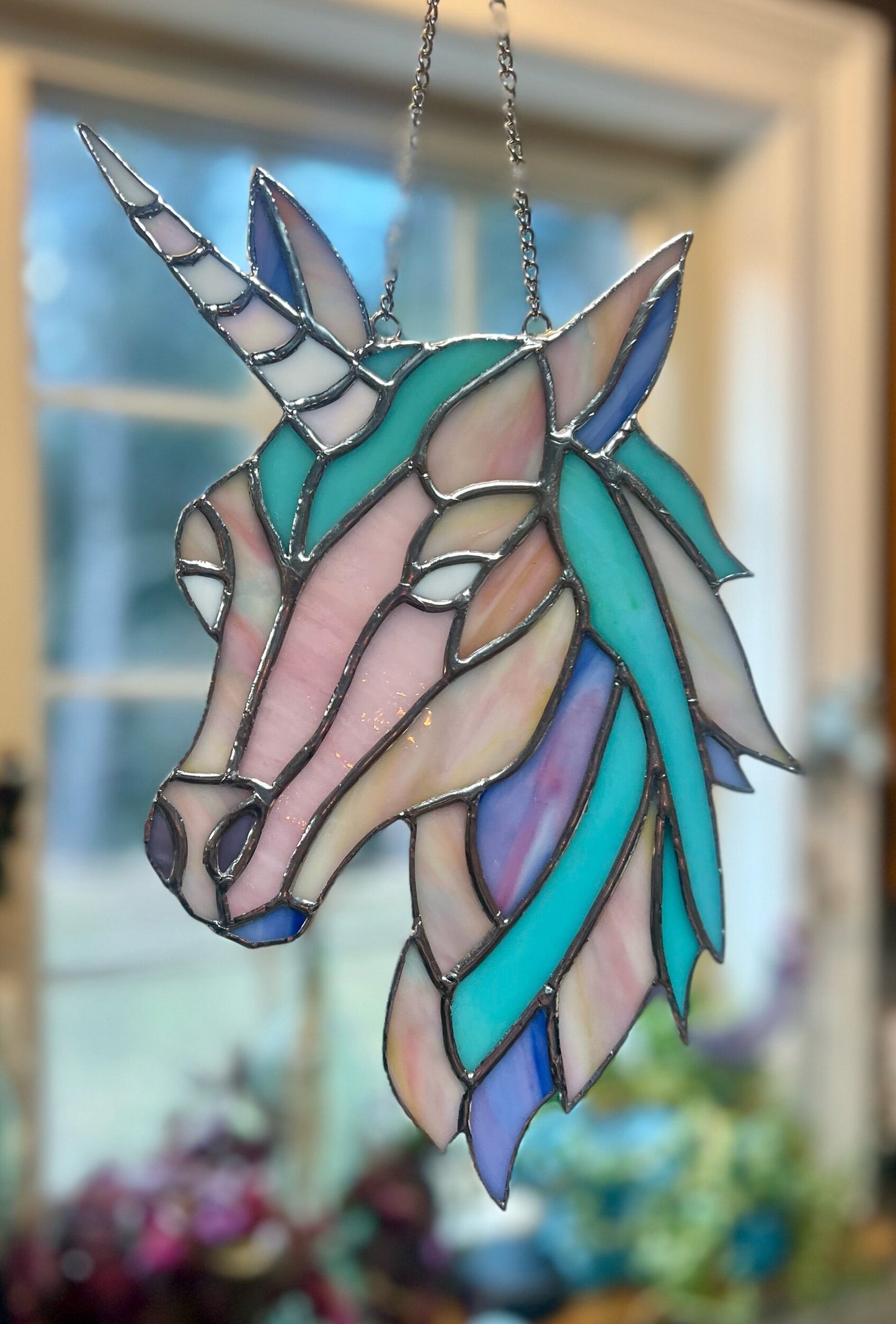 Stained Glass Unicorn