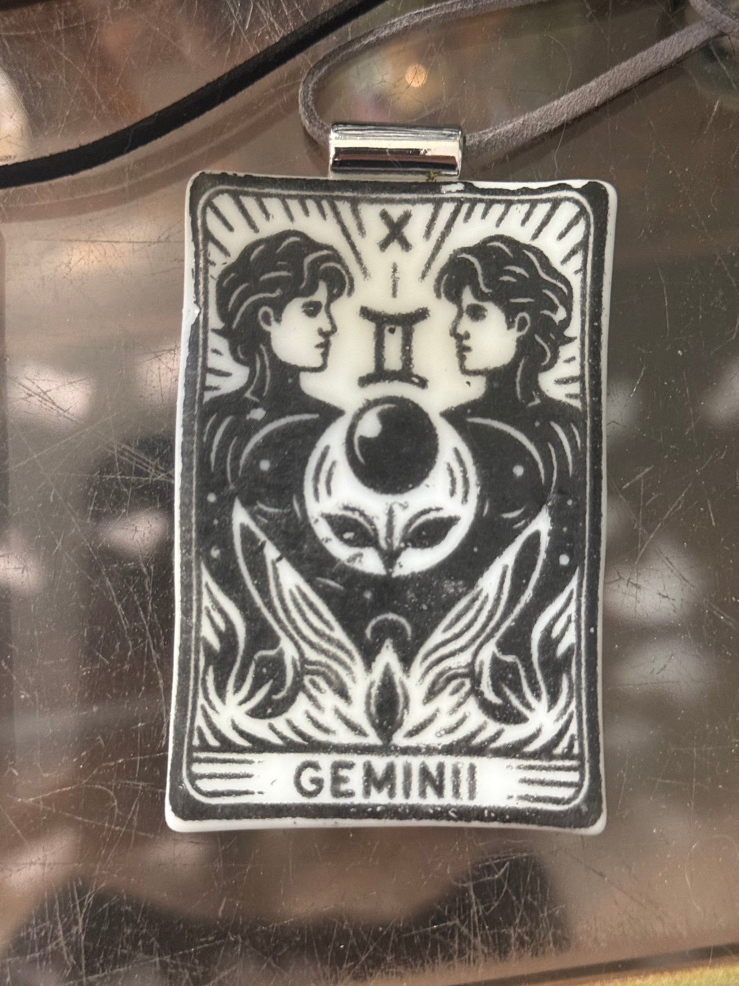 Glass Zodiac Ornament / Charm