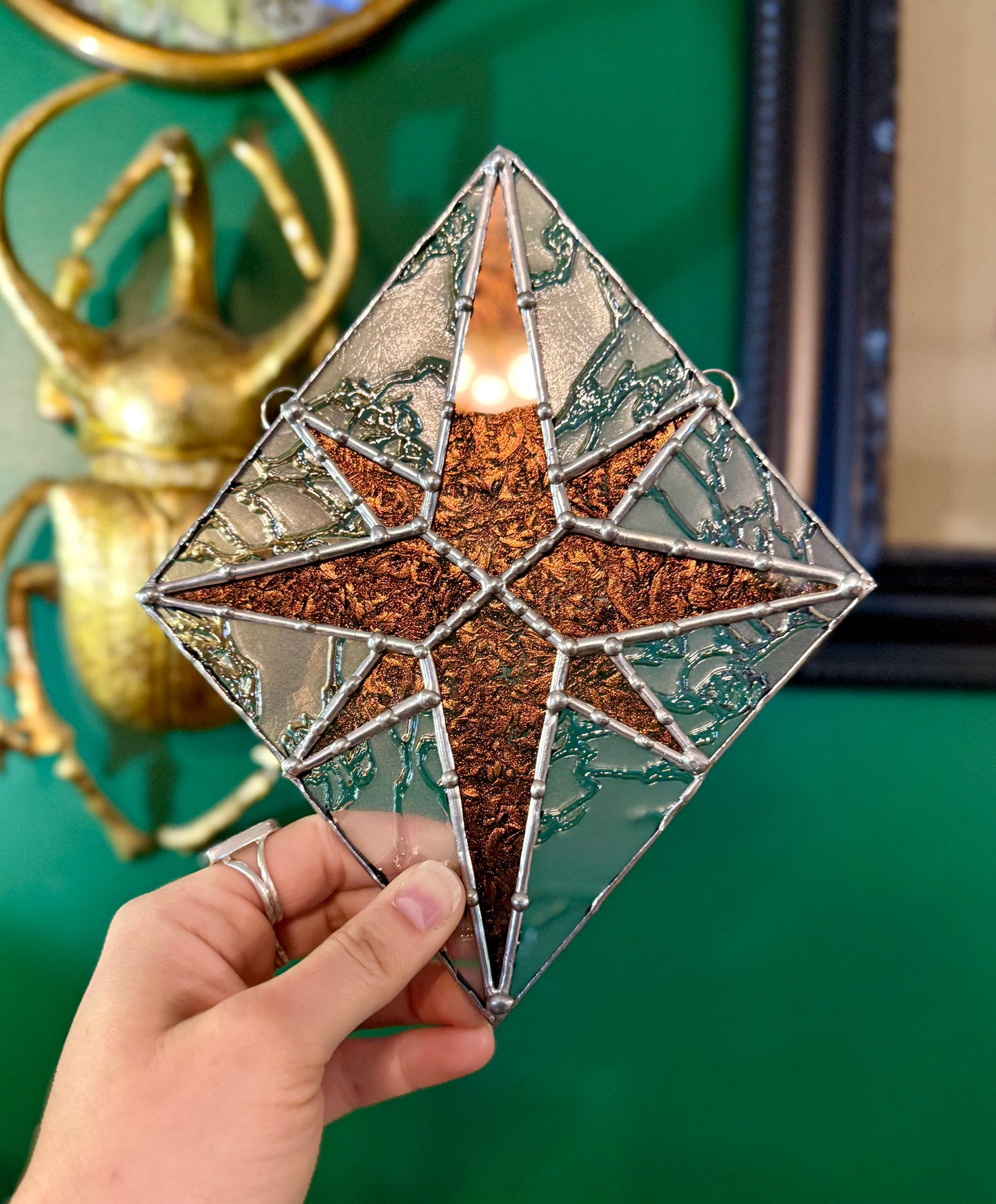 Stained glass stars