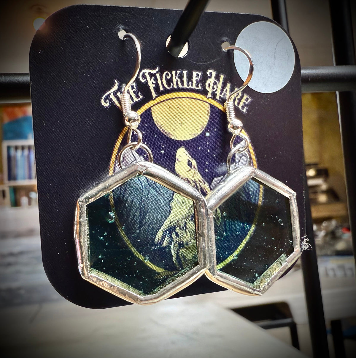 Octagon Earrings