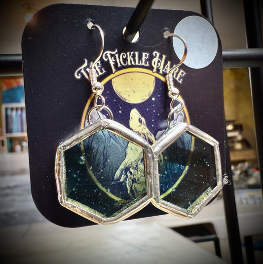 Octagon Earrings