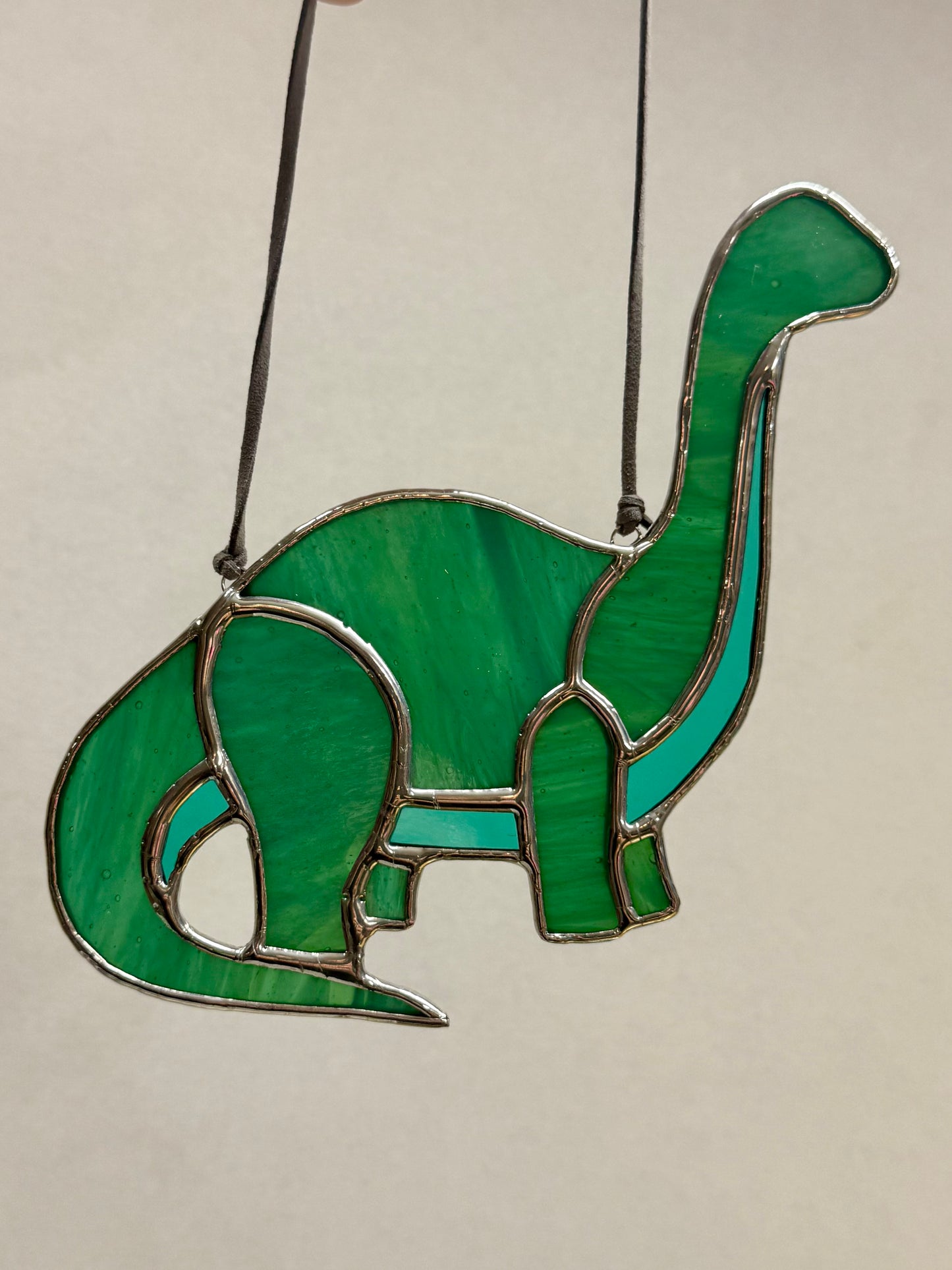 Dinosaur Stained Glass Suncatchers