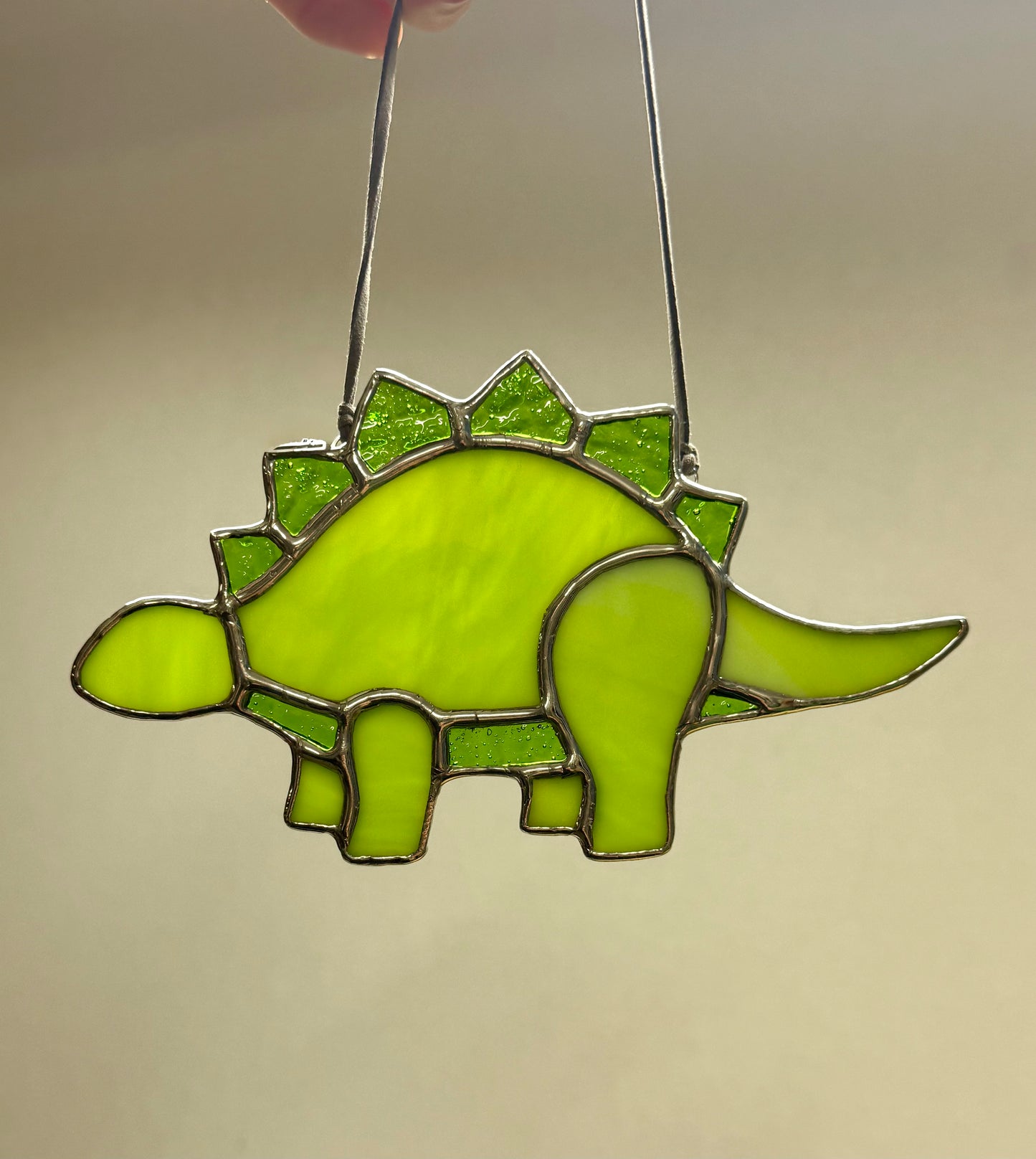 Dinosaur Stained Glass Suncatchers