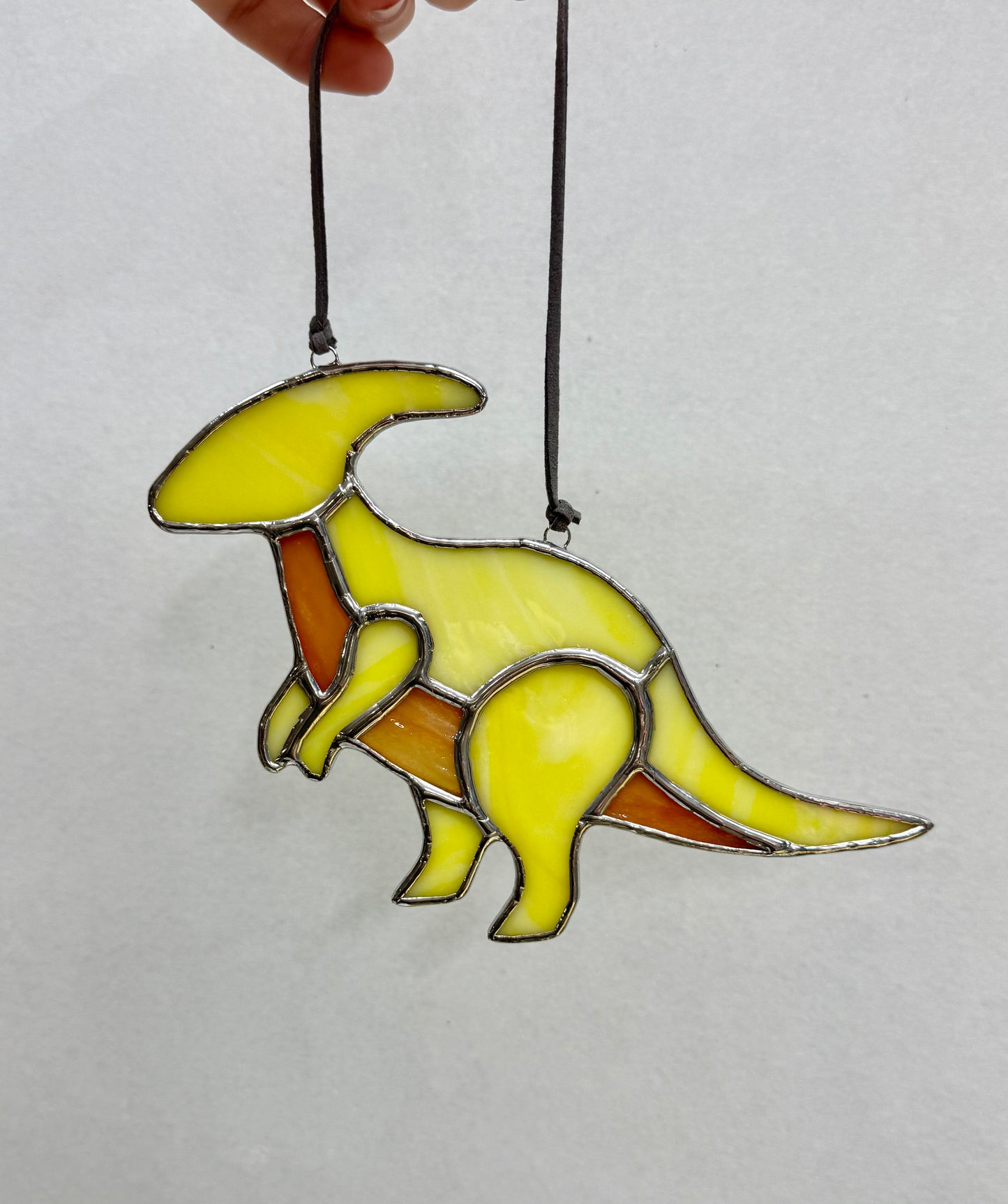Dinosaur Stained Glass Suncatchers