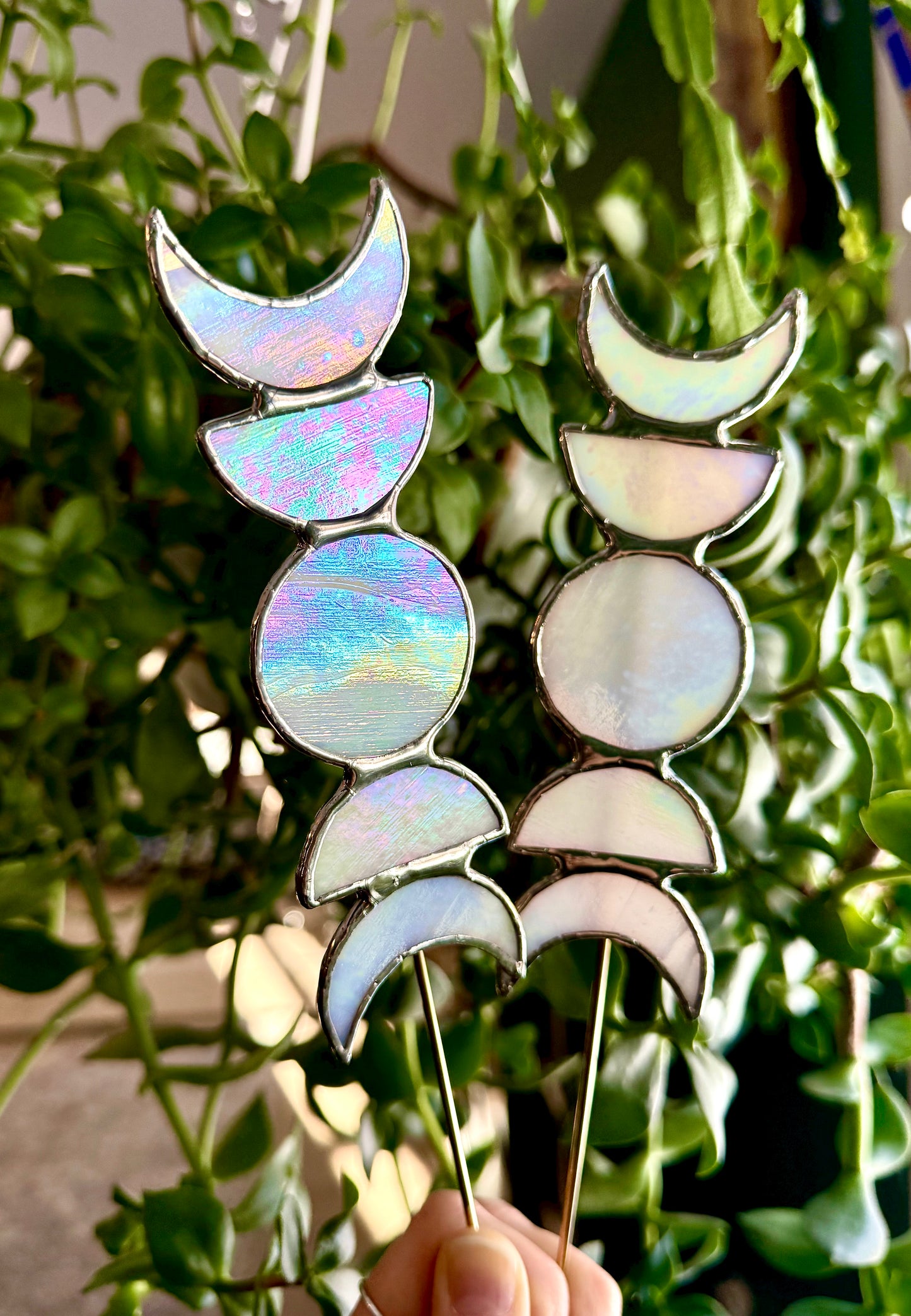Moon Phase Plant Stake
