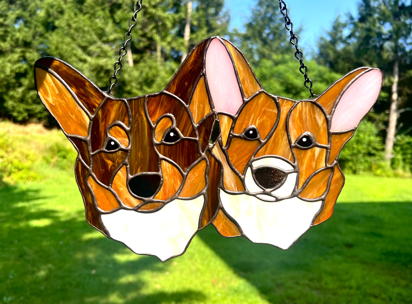 Custome Piece Stained Glass Suncatcher