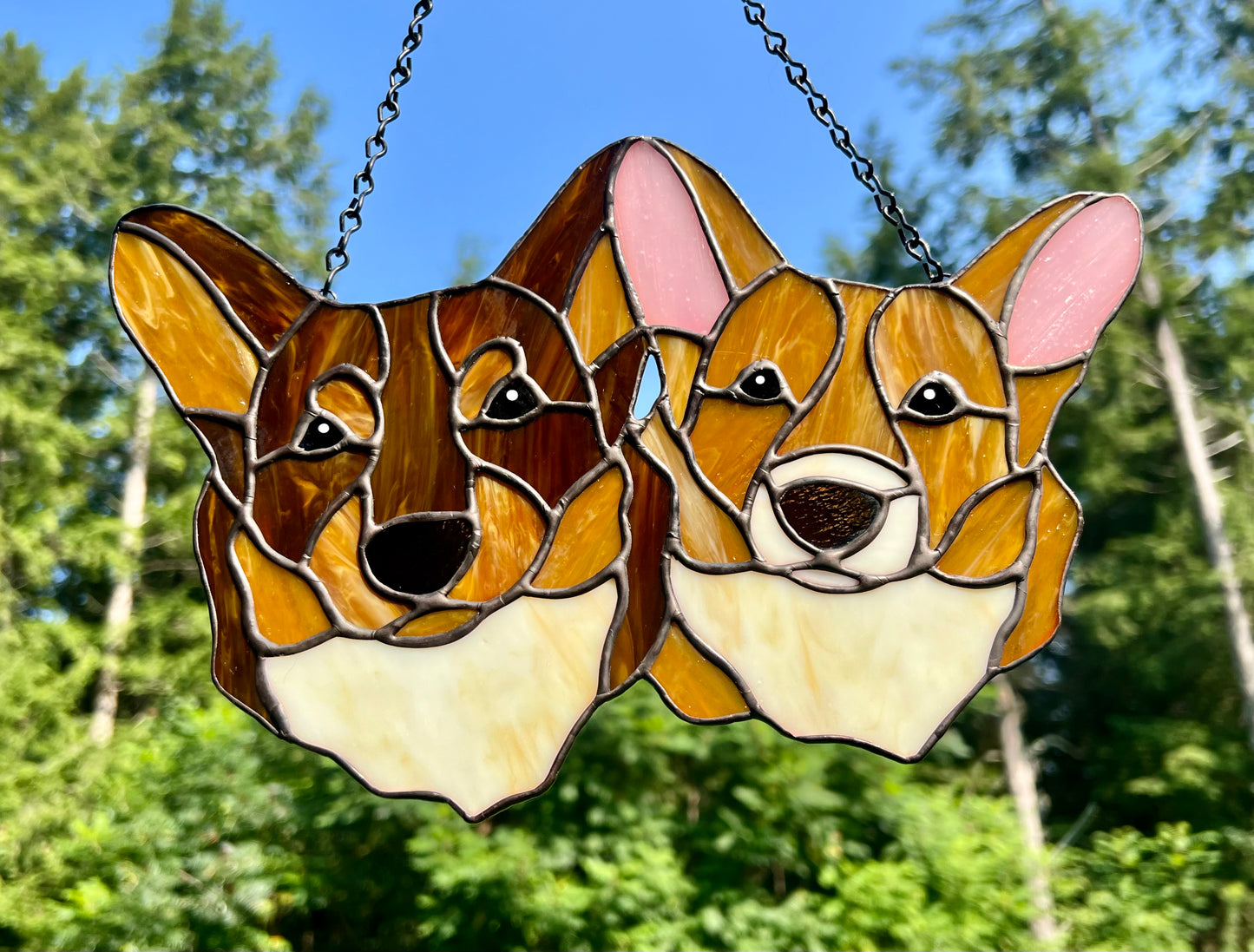 Custome Piece Stained Glass Suncatcher